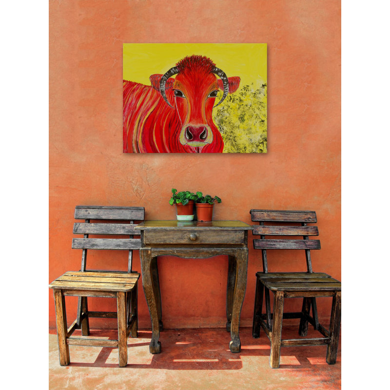 France Gilbert - Wrapped Canvas Painting, 76cm H x 99cm W