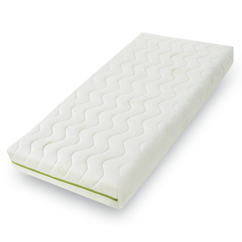 Waffi Space Saver Cot Black With Bamboo Mattress 