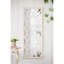 24 "x 60" miroir de plancher blanc patiné, miroir complet pour le salon de la chambre à coucher de la salle de bain