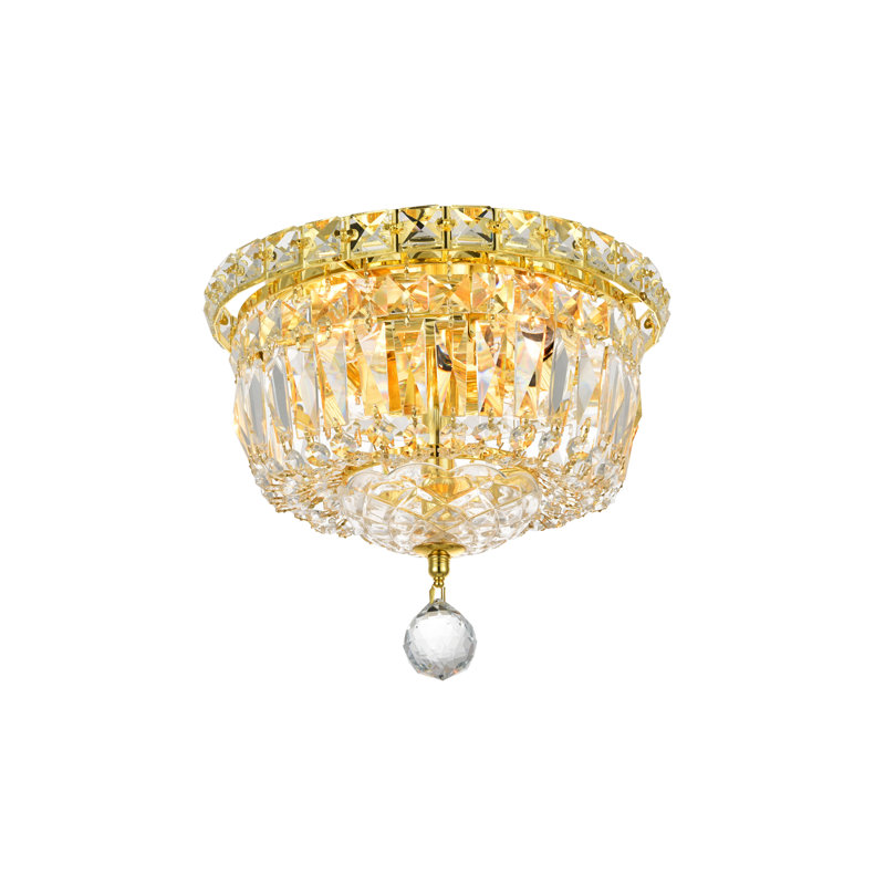 Geerda Flush Mount, Gold