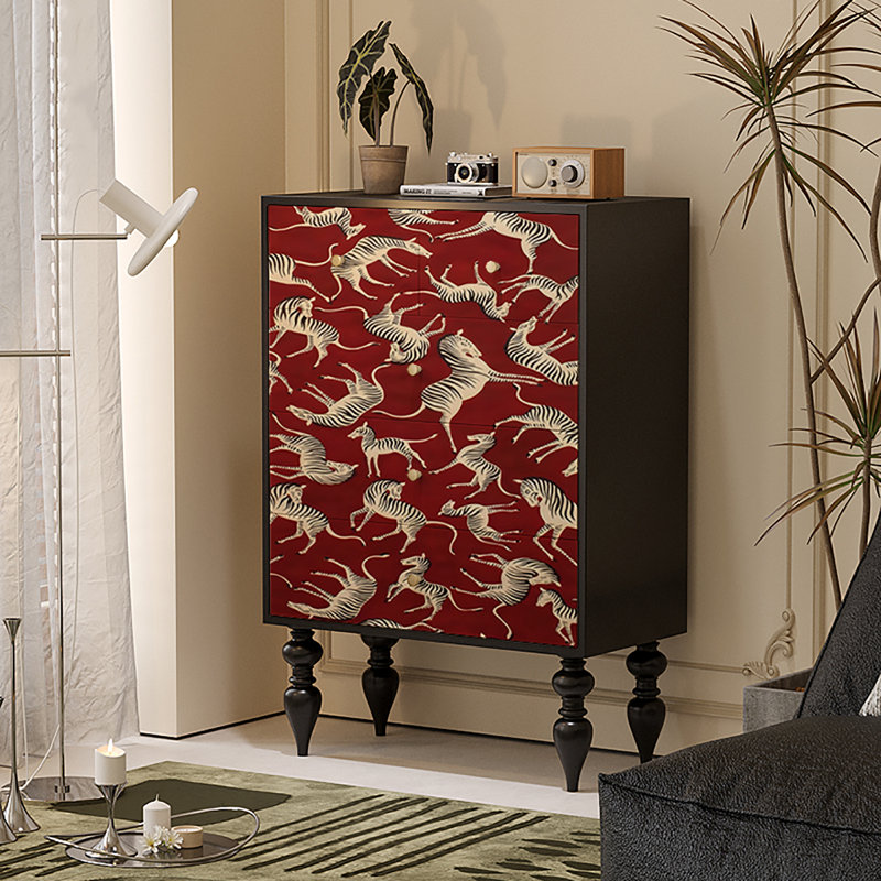 Armoire de salon de style rétro français