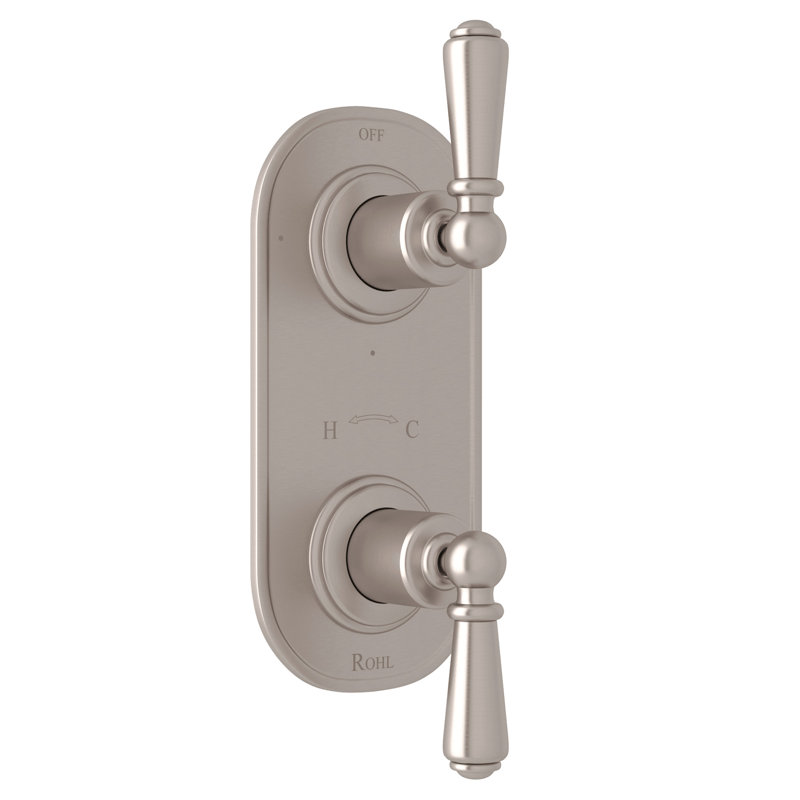 Edwardian™ 1/2" Thermostatic Trim with Diverter, Satin Nickel