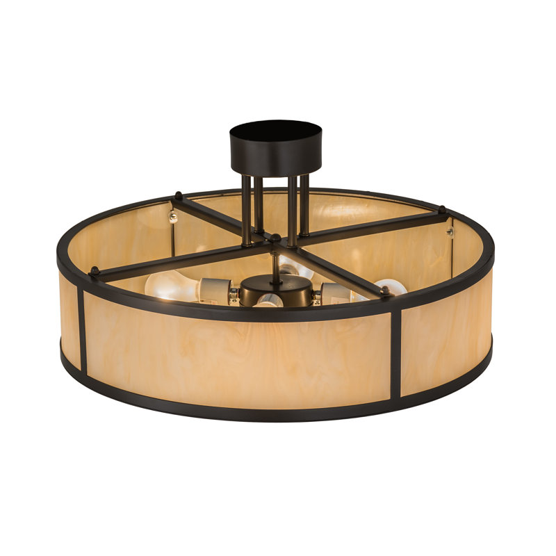 Plafonnier semi-encastré 4 lumières 24 po Zelienople