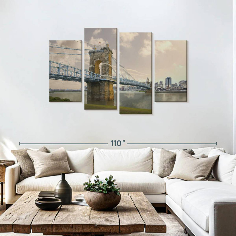 Lilie Roebling Bridge In Ohio