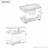 Modern Multifunctional Adjustable 360° Rotating Top End Table with Wheels and Lift-Top for Flexible Use-114674419