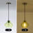 1 - Light Nickel Kitchen Island Pendant with Seed Glass Shade-120496399