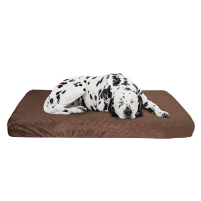 PETMAKER Memory Foam Dog Bed – 2-Layer Orthopedic Dog Bed with Machine Washable Cover