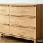 Table buffet avec poignée en bois massif Mortise And Tenon-1951980823