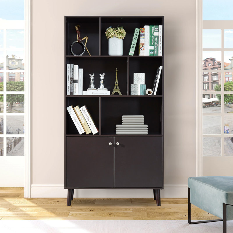 Birchler Storage Bookcase, Coffee