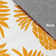 Tapis en chenille ananas et feuilles