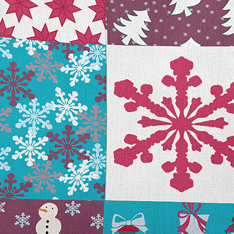 Patchwork Reversible Throw Pillow, Square, 20" x 20"