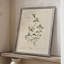 Impression florale vintage encadrée CLxxv - bois massif-142554899