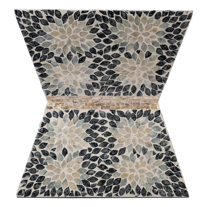 Solid + Manufactured Wood Accent Stool