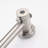 Wall Mounted Dual Shower Head - 10" Rain And Handheld To Wear Brushed Nickel With Adjustable Angle For Optimal Showering Metal