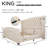 Platform Bed Frame With Wingback Headboard-807153008-807153013