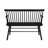 Living Space Black Wood Spindle Back Arm Chair For With Feature-1762011298