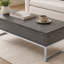 Table basse avec plateau relevable en chêne gris et chrome-687315620-687315623-687315619