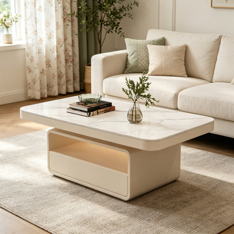 Osée, Blanc / Gris, H 16,53 po x L 39,37 po x l 19,68 po