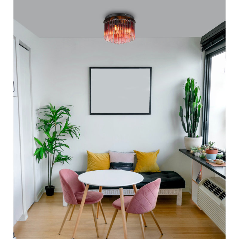 Dayanah Flush Mount, Blackberry colors