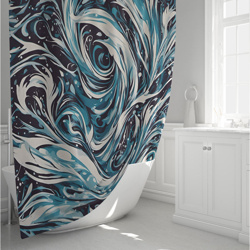 Rideau de douche SH00869, L 70 po x H 93 po