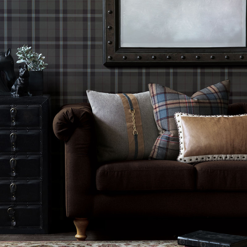 Housse et insert de coussin carré en pierre Arthur Brigid, Polyester