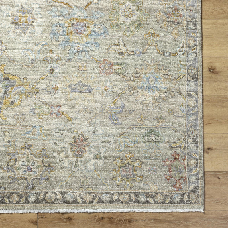 Amtul Wool Area Rug, Rectangle 6' x 9'