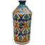 Vase de table intérieur / extérieur bleu / turquoise / orange 11,25 po