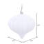 5.7" White Matte Onion Ornament UV, 3 Per Bag-767946278