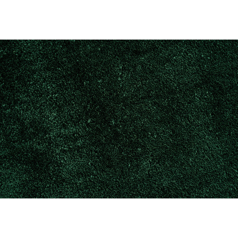 Handmade Cozy rug in dark green, Novelty 135 x 200cm