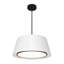 Luminaire suspendu à DEL Wrought Studio Capa, 3CCT, noir et blanc