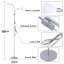 180cm Silver Tree Floor Lamp