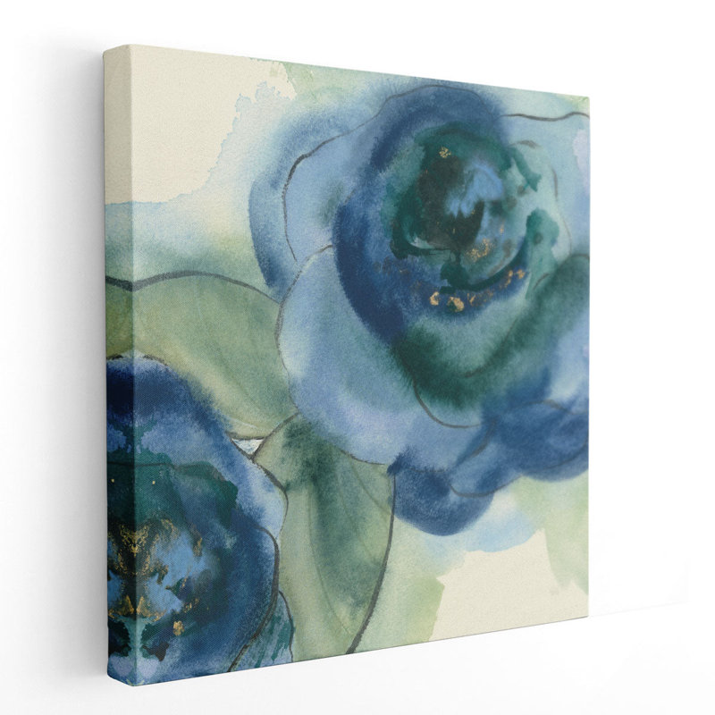 Wannabe Poppies II - reproduction d'art sur toile, H 30 po x l 30 po
