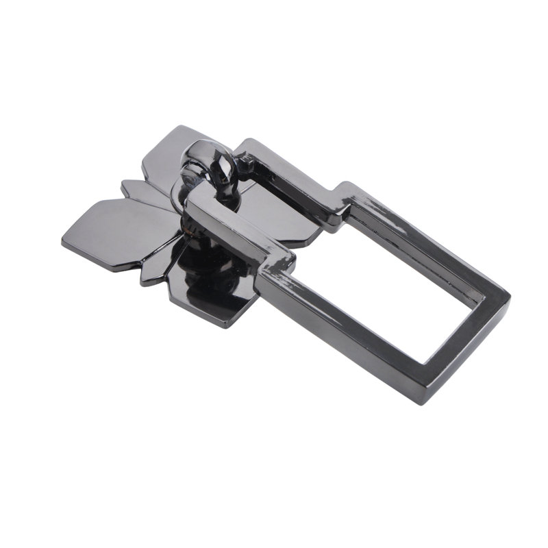 Utopia Alley Steffi Cabinet Ring Pull Knob - Decorative Cabinet Drop Pull Knobs for Cabinets and Drawers - Vintage Cabinet Hardware with Hand Finished Gun Metal - Metal Drawer Pull Knobs 2.5"