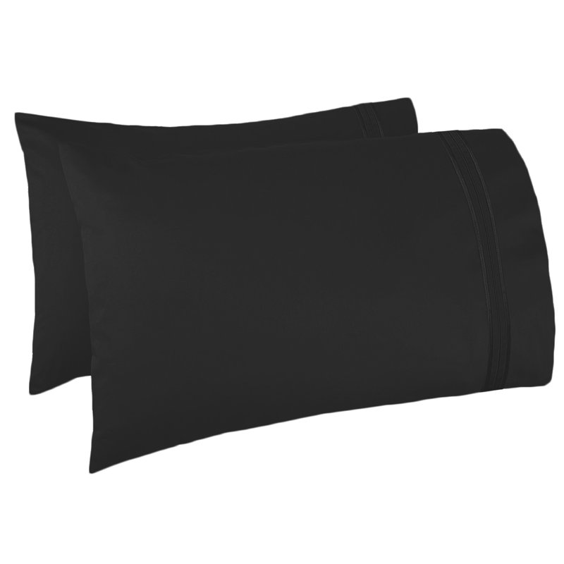 RV/Short Queen Microfiber Sheet Set, Black