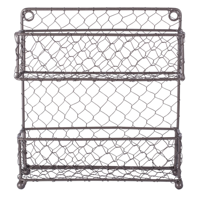 Ohagan Wall Spice Rack, Gray