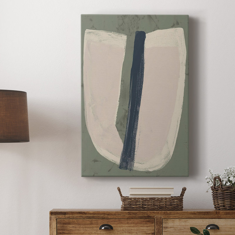 Paper Slice III -Custom Wrapped Gallery Cavas, 48" H x 32" W