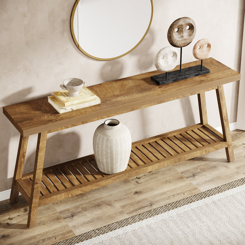 Nunamaker 180.1Cm Console Table, Light Brown
