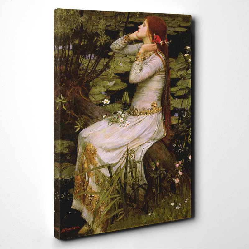 John William Waterhouse - Wrapped Canvas Painting, 76cm H x 50cm W