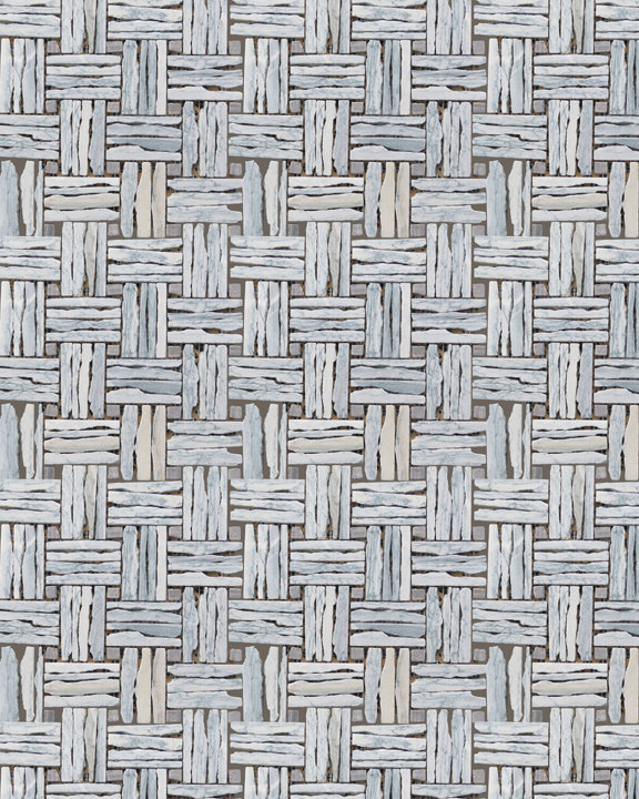Landscape Wonder 1" x 4" Granite Basketweave Mosaic Wall & Floor Tile