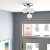 Plafonnier semi-encastré 4 lumières Megallan