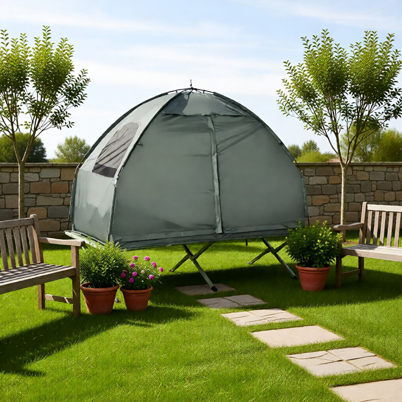 Lit de camping pliant tout-en-un pour adultes, lit de camp simple portatif