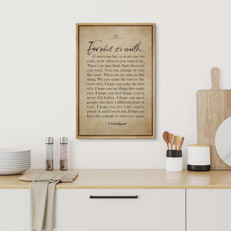 "Provoke message", art textuel sur toile, Naturel, H 24 po x l 16 po x P 1,5 po