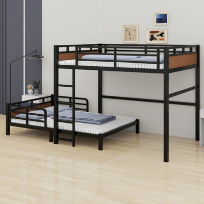 Separable Bunk Beds,With Raised Security Fence