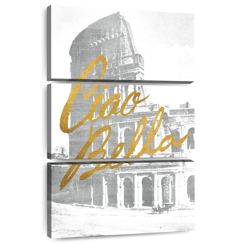 Tergel Gilded Rome, 50" H x 32" W