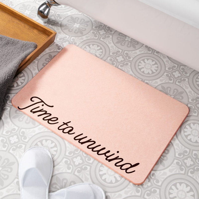 Non-Slip Shower Mat, Pink