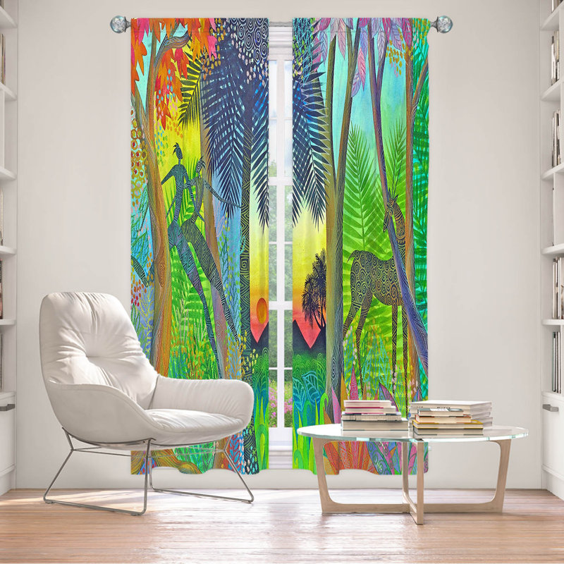 Fehrat Room Darkening Curtain, 20" W x 82" L