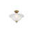 Aquala Glass Semi Flush Mount-20317163