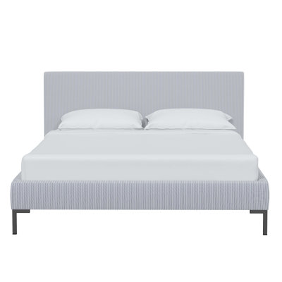 Lit plateforme tapissier