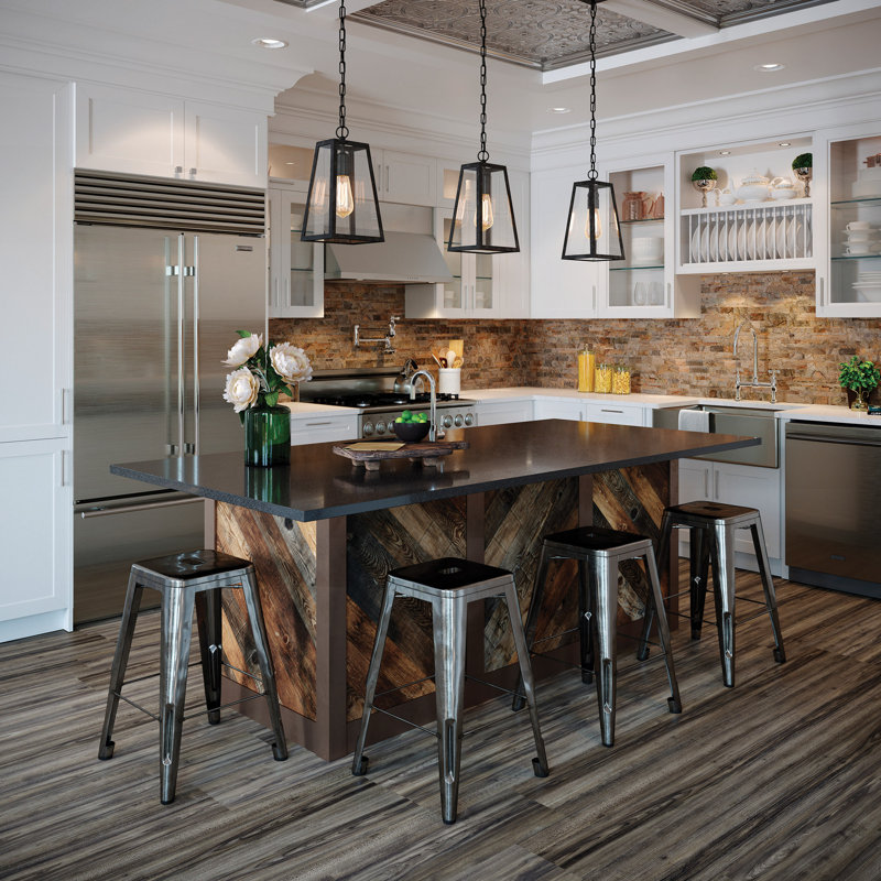 Ascent 5.5mm Thick 9'' W x 48.6'' L Vinyl Plank, Ozark