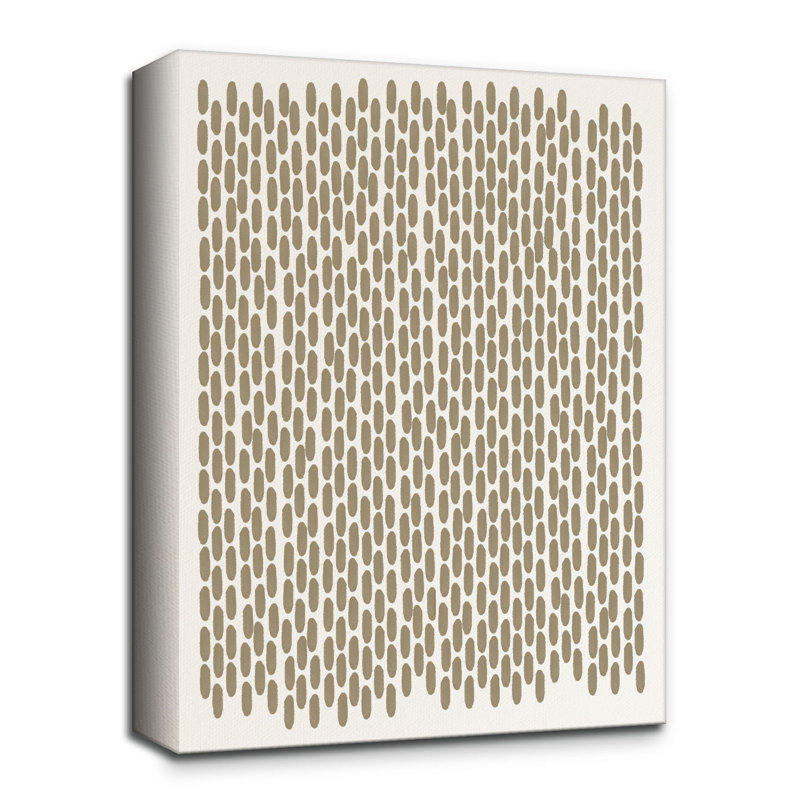 «Alvaro Abstract Neutral CLXII» par ChiChi Decor - impression d'art graphique, H 40 po x l 30 po x P 1,5 po